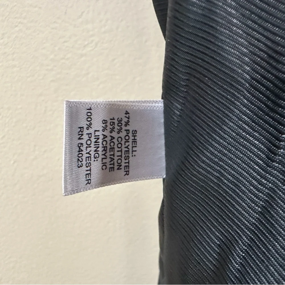 Banana Republic L’Wren Scott Blazer Bright Celery Black Floral Jacquard Peplum 2 - Picture 10 of 11